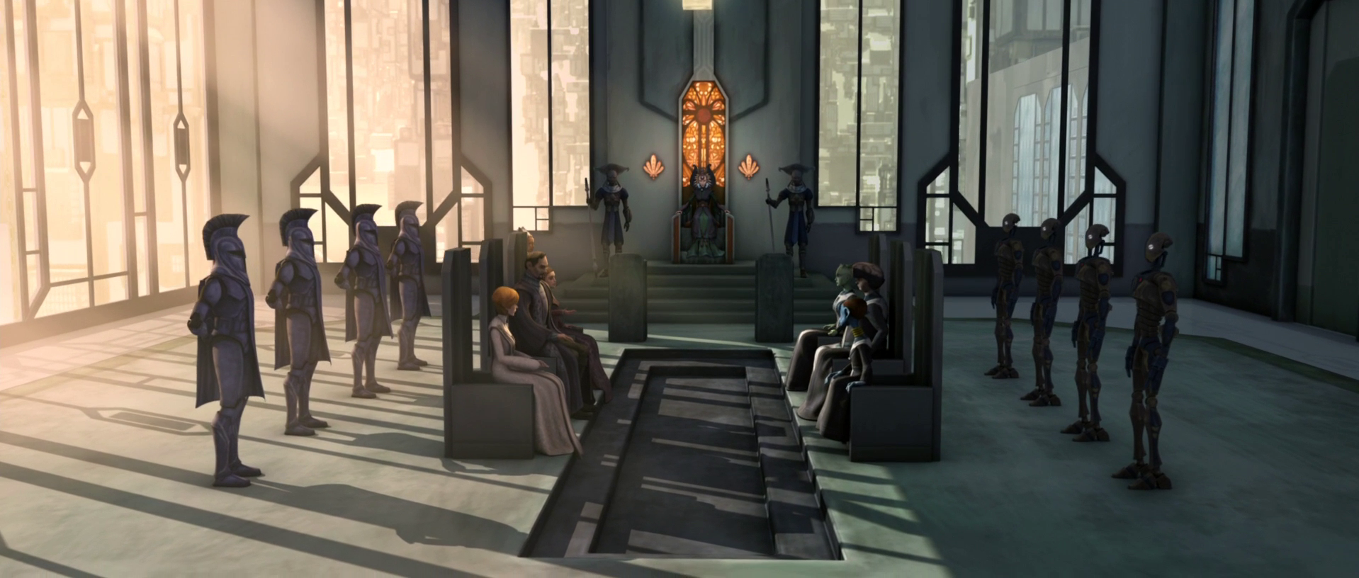 The neutral world of Mandalore hosted a failed peace conference between the Republic and the Separatists.