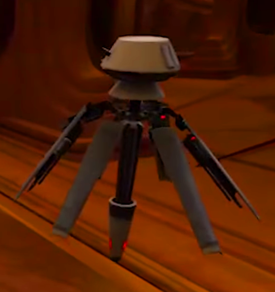 Jedi security droid appearance in Common Appearance