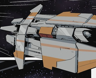 Unidentified pirate starfighter  (Draedan pirates) appearance in Common Appearance