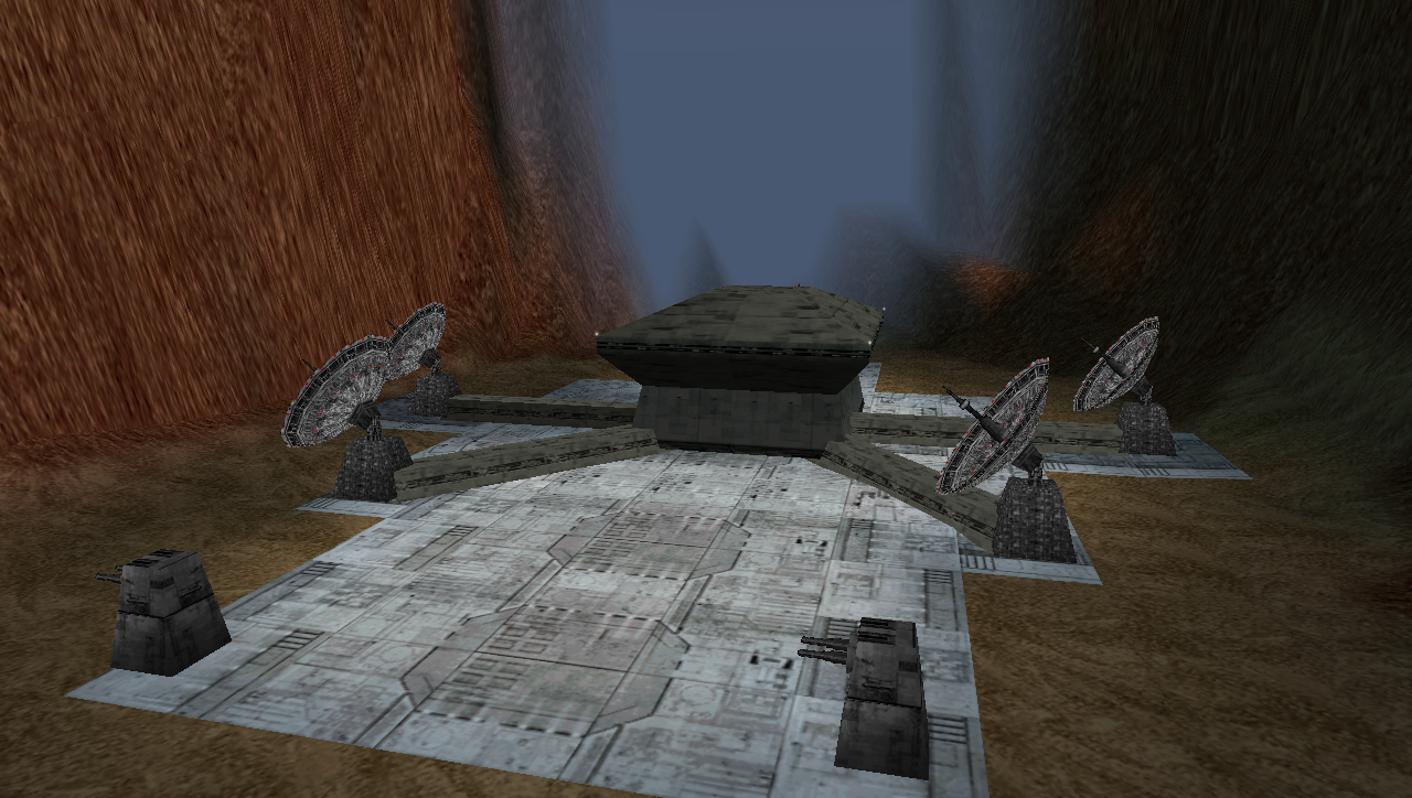 The sensor array, one of Rogue Squadron's targets