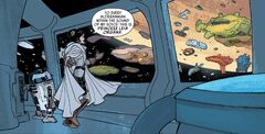 Leia addresses the Alderaanians