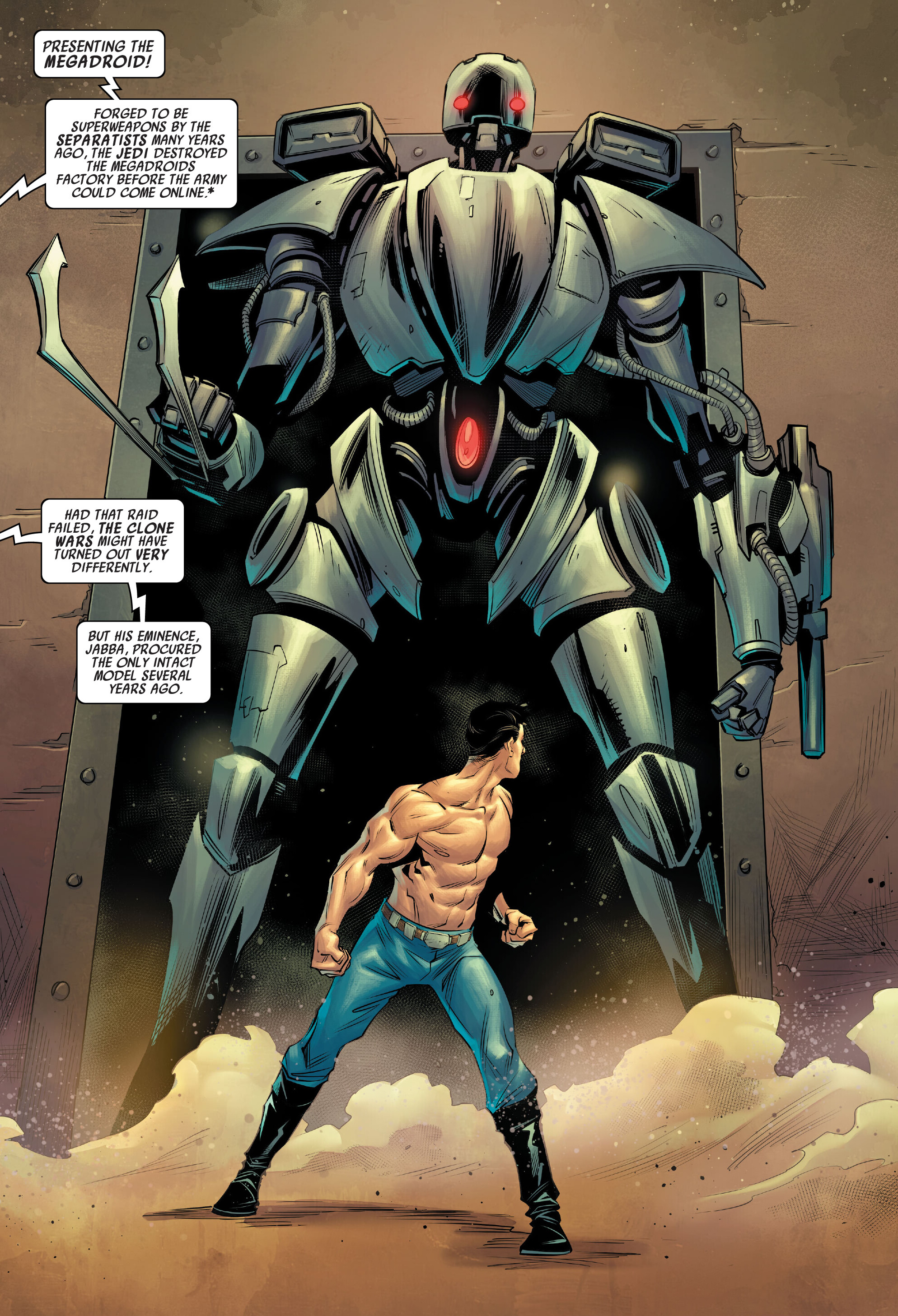 Megadroid appearance 