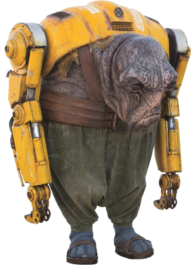 "Crusher" Roodown was a scavenger on Jakku.