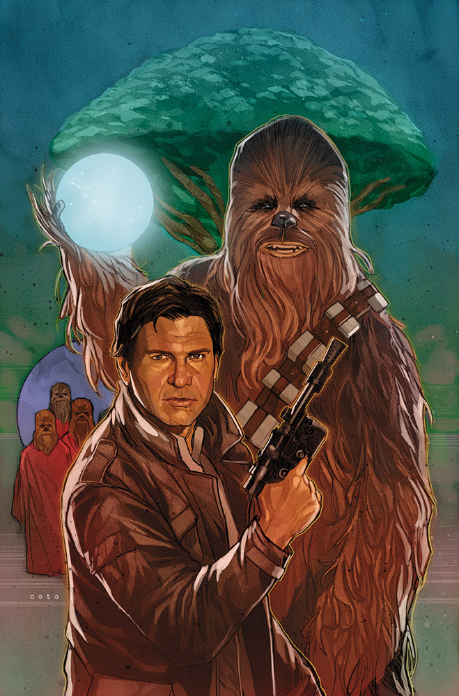 Solo developed a close friendship with Chewie.