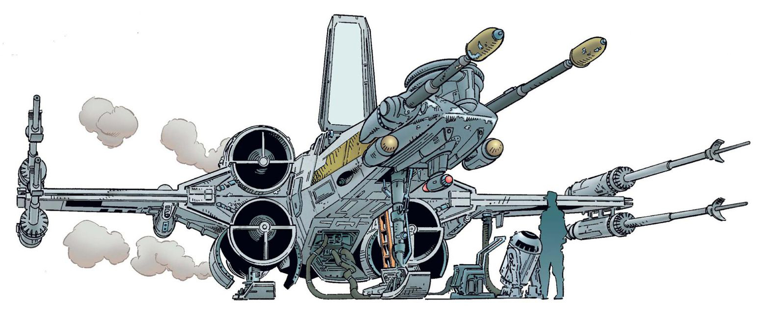 T-65BR X-wing reconnaissance starfighter appearance in Common Appearance