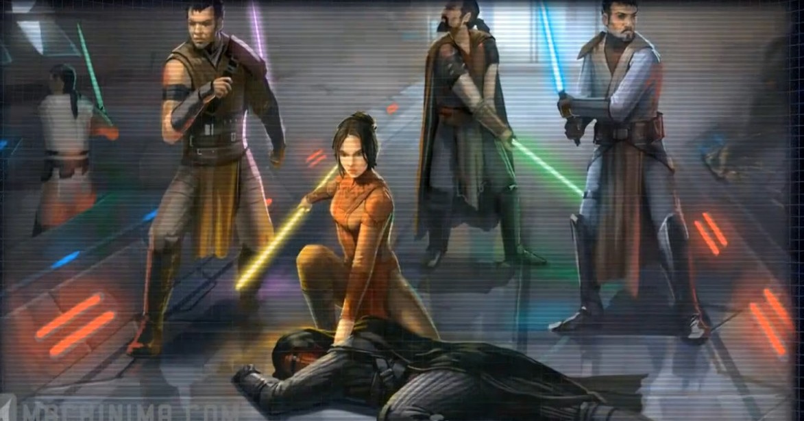 The Jedi strike team as depicted in Timeline 8: Jedi Civil War