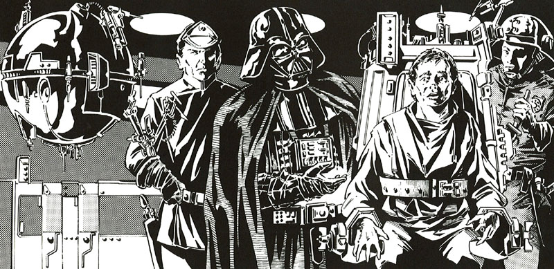 Ventor is interrogated by Darth Vader onboard the Dark Lord's flagship.