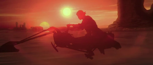 Anakin looking dramatic