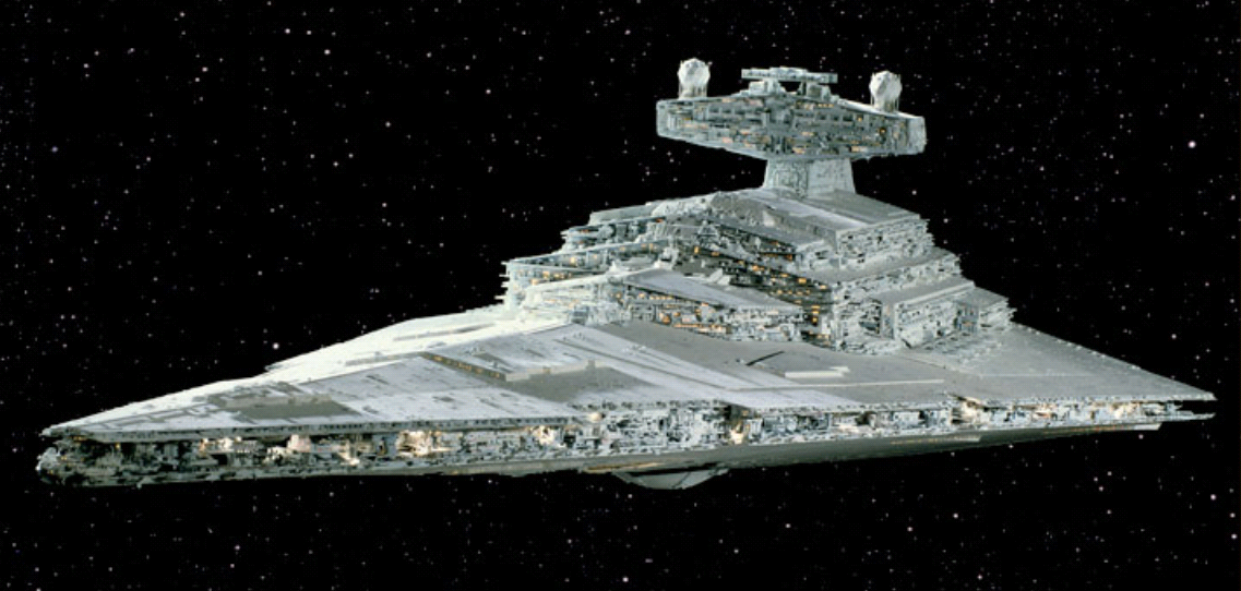 STAR WARS スターウォーズIMPERIAL STAR DESTROYER中身確認の為開封しました