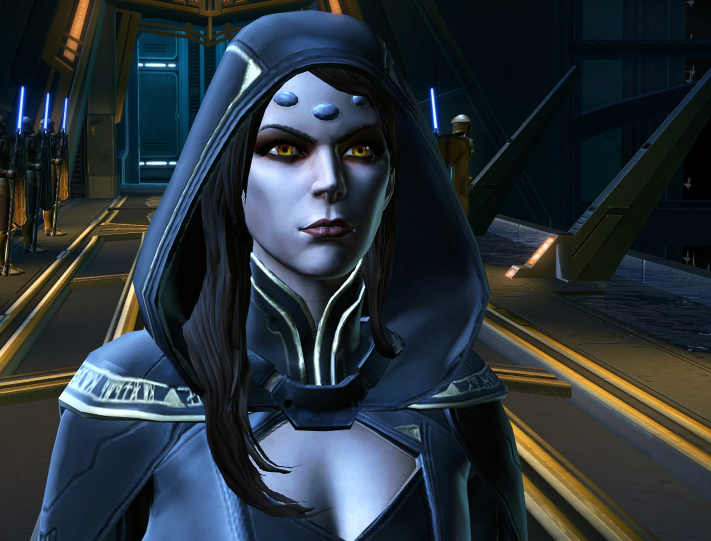 Vaylin discusses with her brother the consequences of losing their fortune.