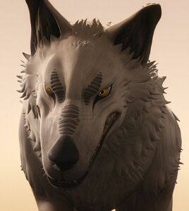 White Loth-wolf