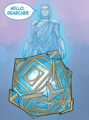 An interactive hologram resembling Avar Kriss