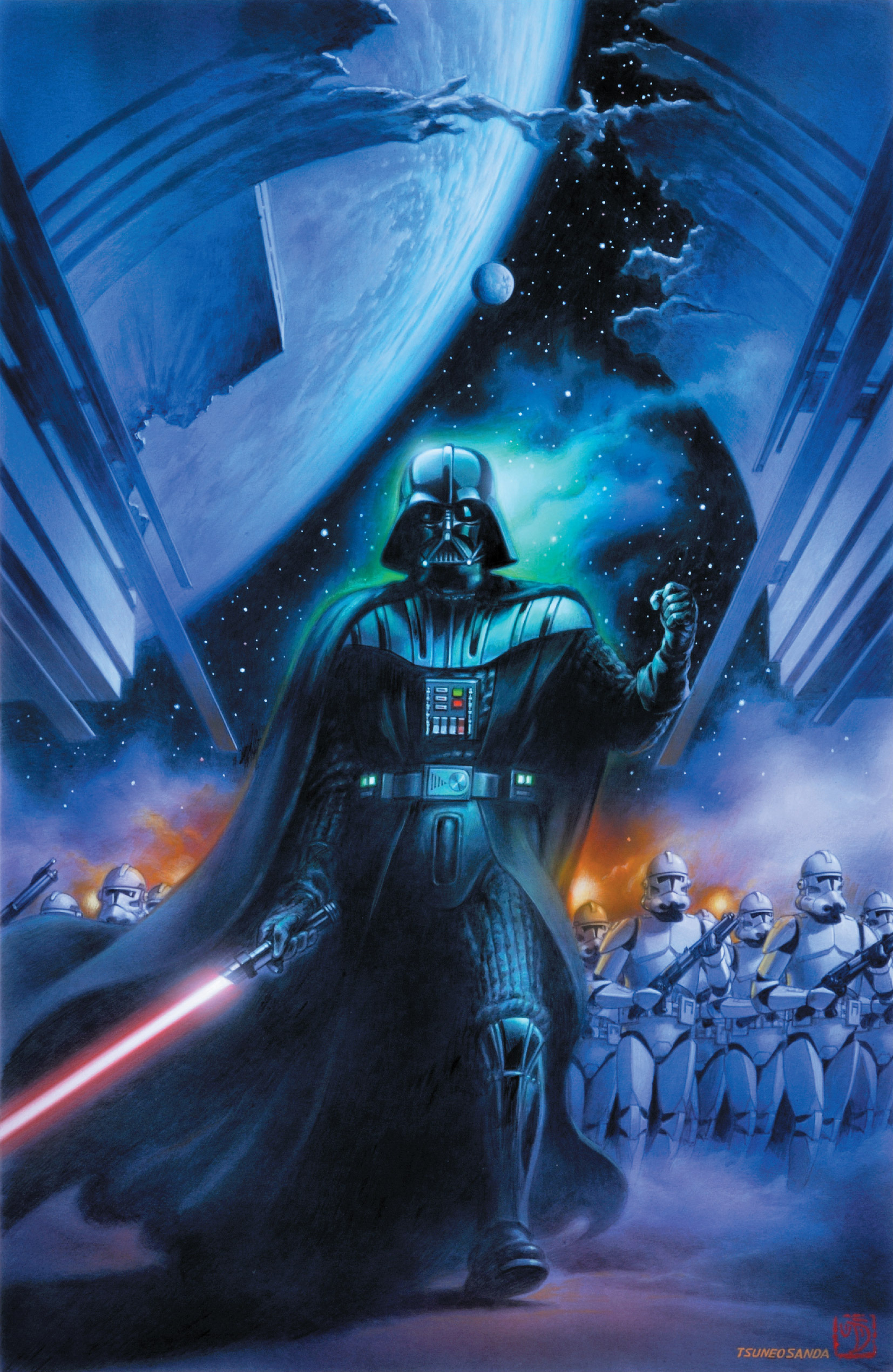 Darth Vader and the 501st Legion during a mission to rescue Garoche Tarkin