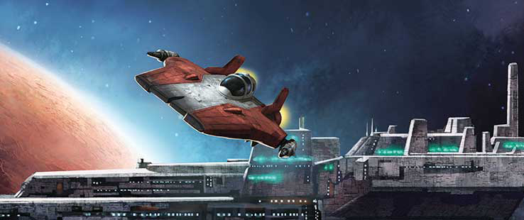 L'ampar piloting an RZ-2 A-wing