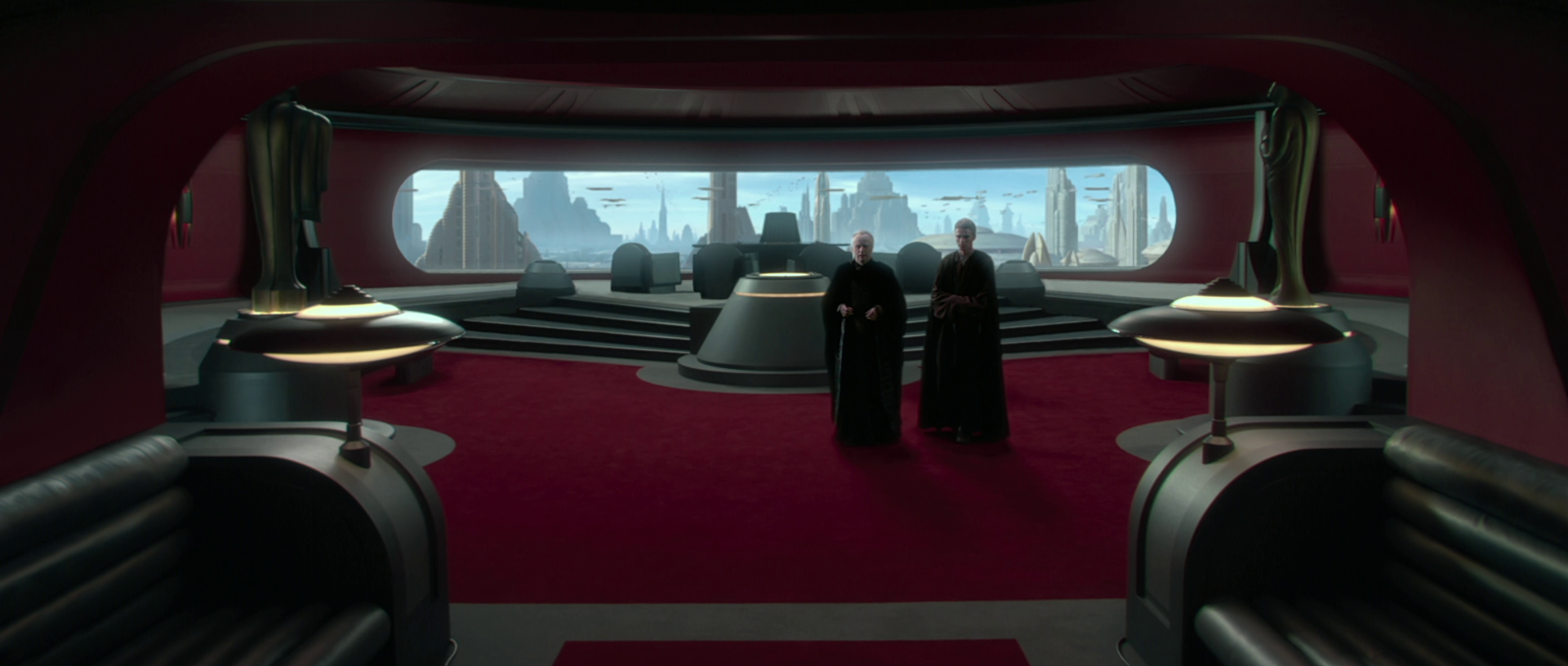 Palpatine praised Anakin Skywalker, calling him the most gifted apprentice in the Jedi Order.