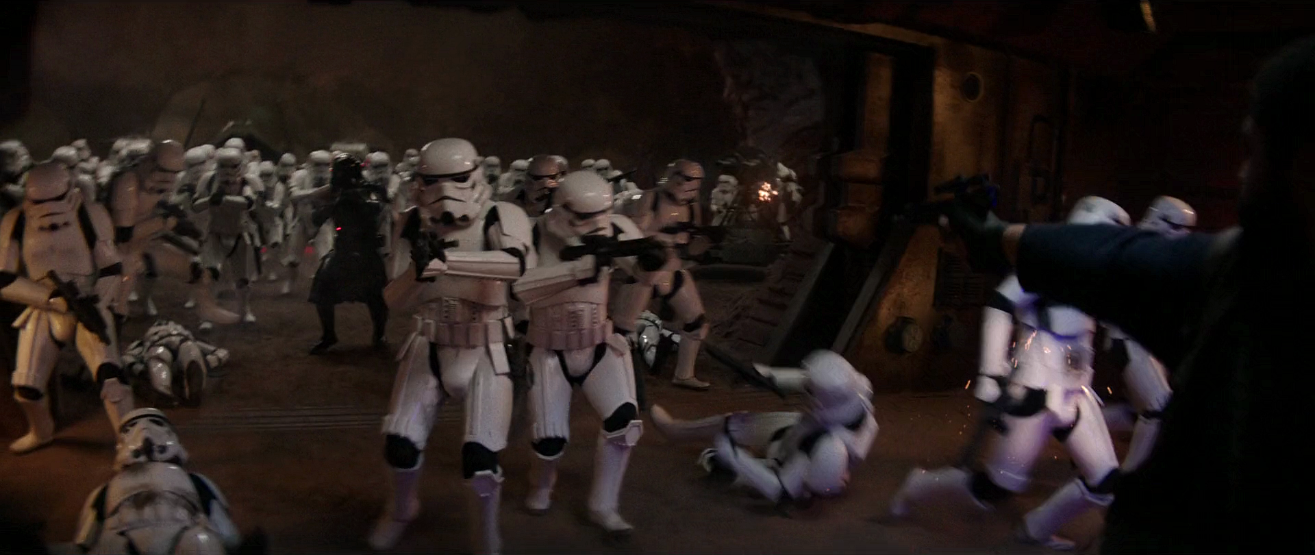 The Imperial Army attacks the Path compound on Jabiim.