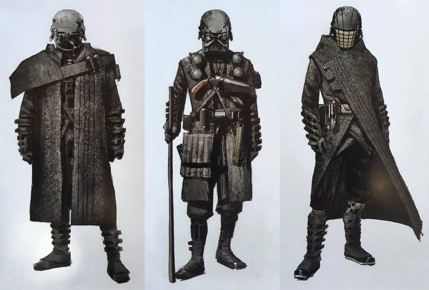 Concept art of the Knights of Ren