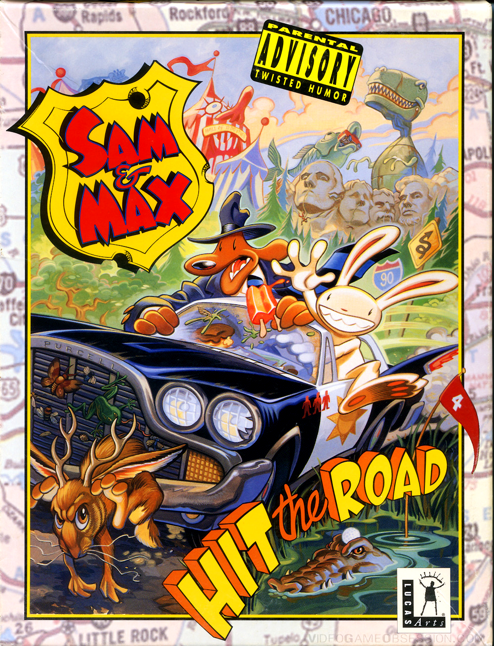 LucasArts' 1993 video game Sam & Max Hit the Road