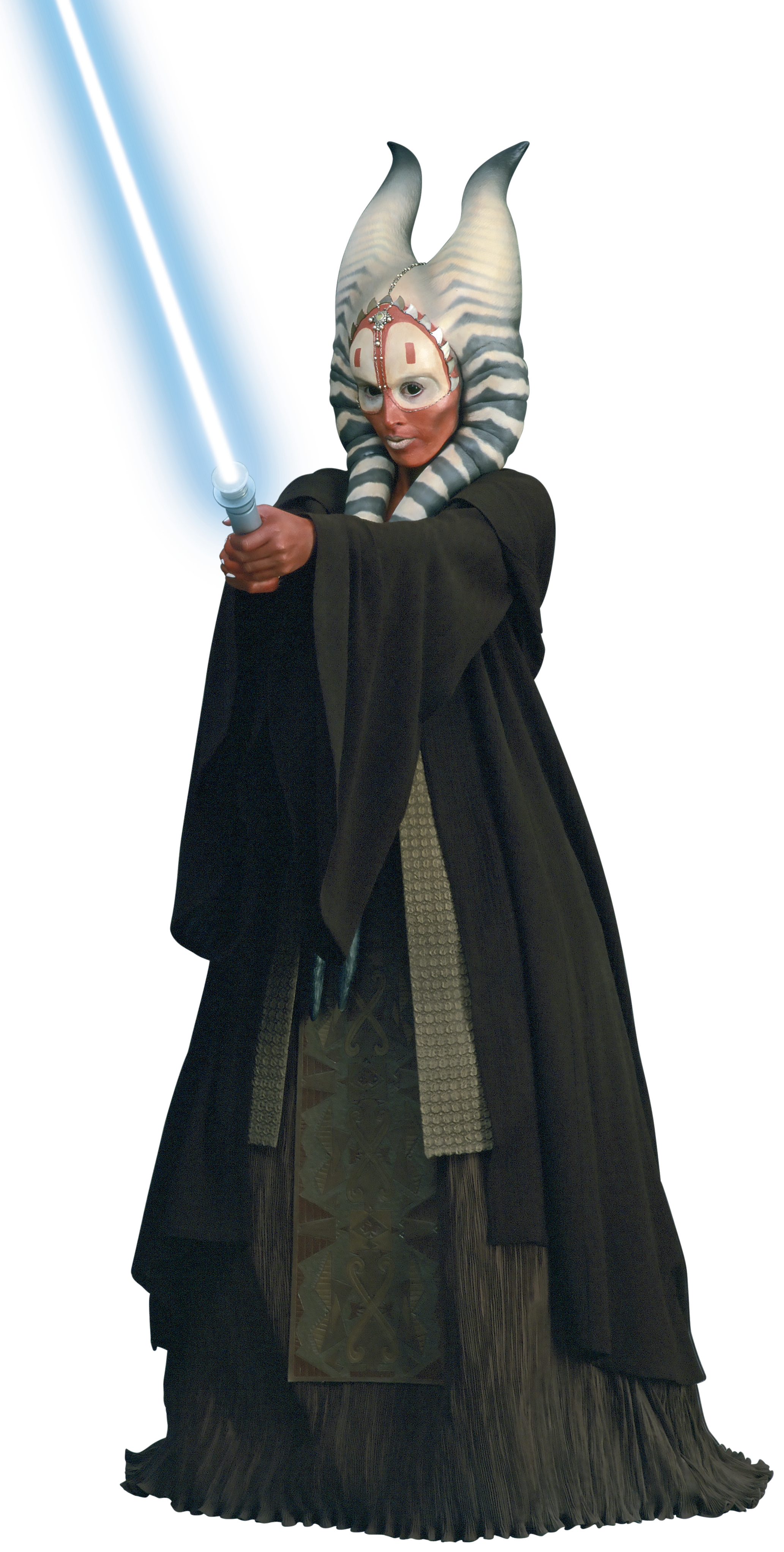 Shaak Ti was skilled with both a lightsaber and other Force powers.