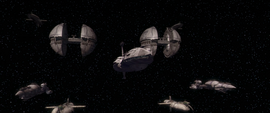 TCW Separatist fleet over Dathomir