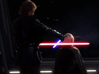 anakin red lightsaber