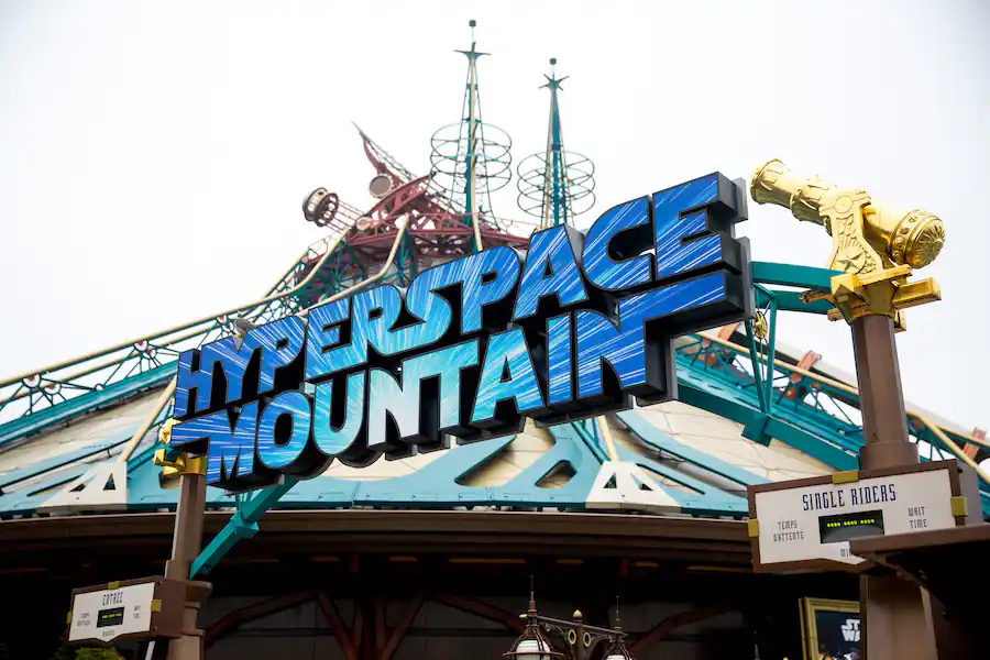 Hyperspace Mountain at Disneyland Paris