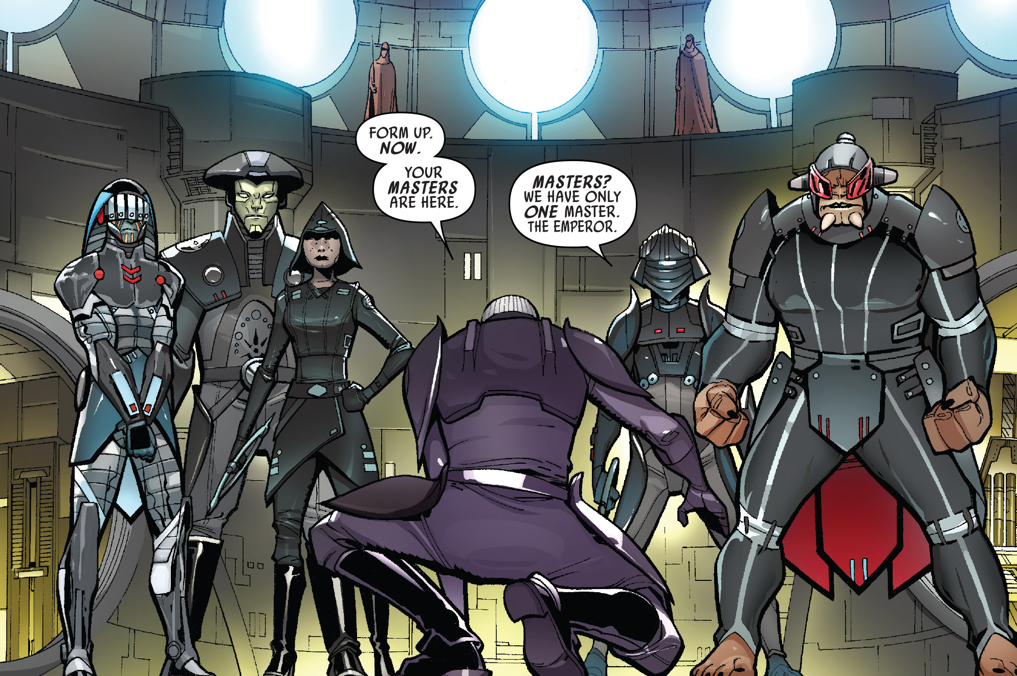 The Inquisitors were fallen Jedi who escaped the purge by swearing fealty to the Sith.