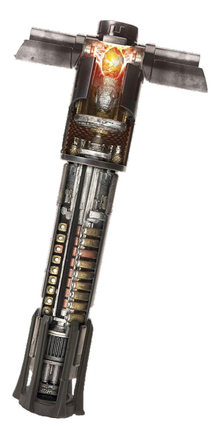 The inner workings of Kylo Ren's lightsaber