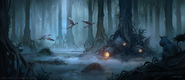 Front cover background art