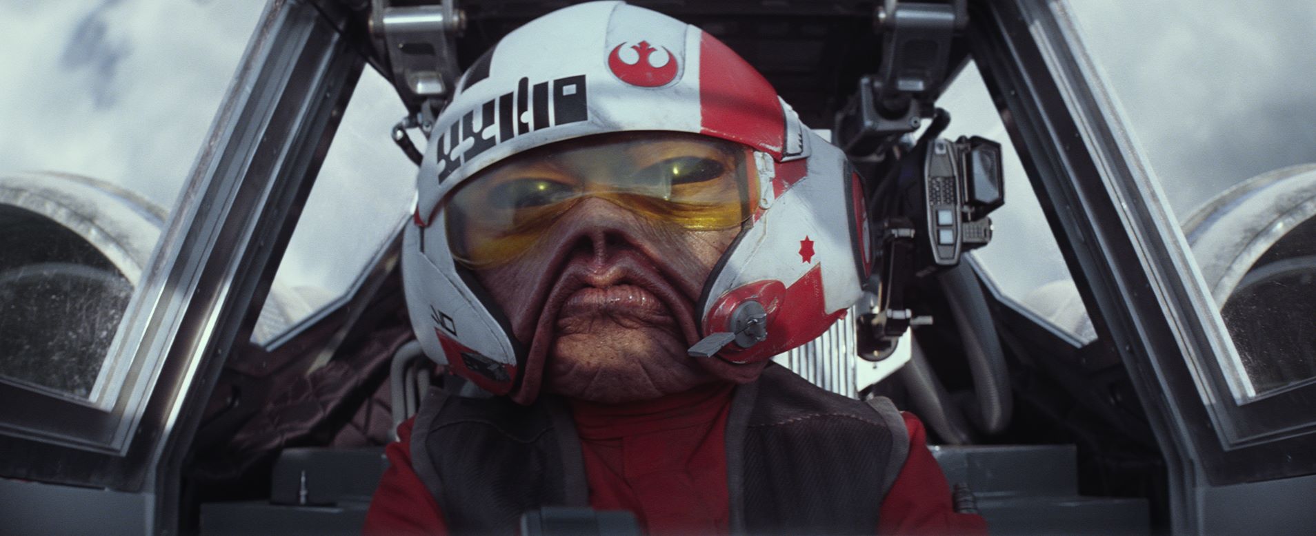 Nunb piloting his X-wing during the Battle of Starkiller Base.