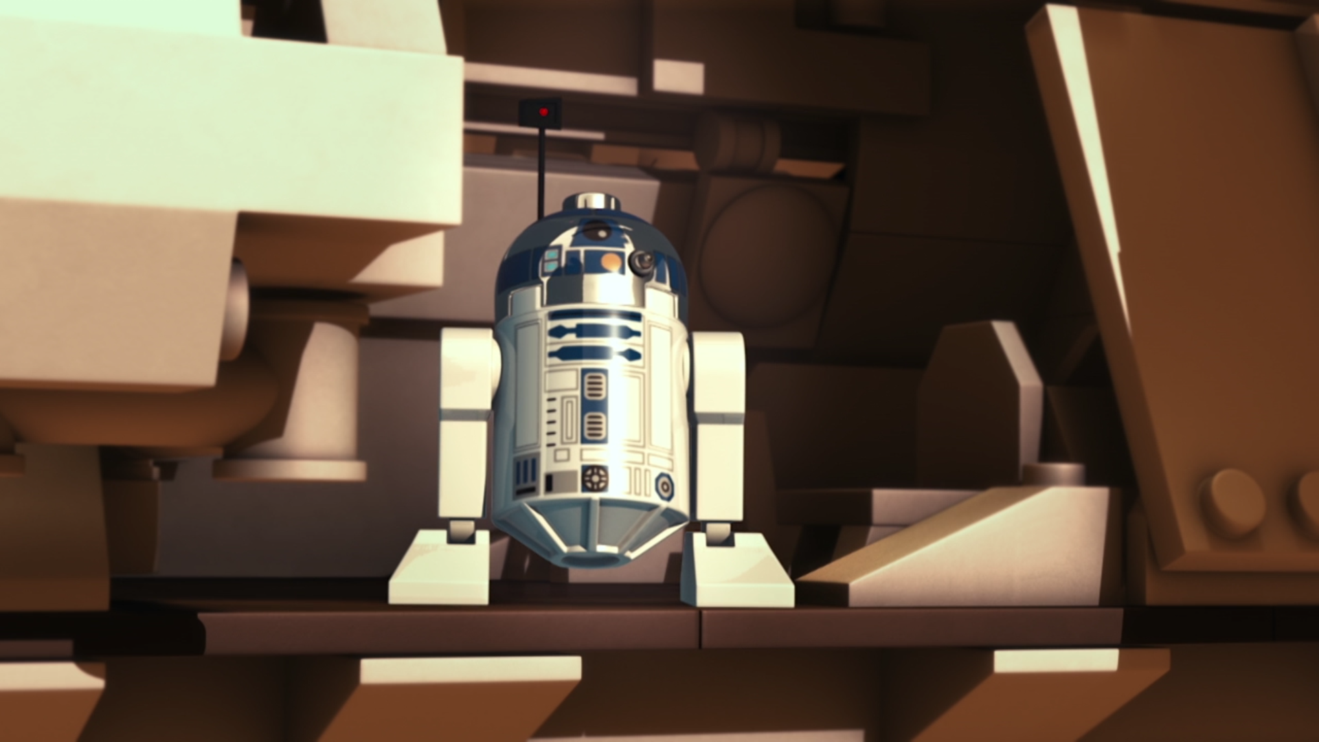 R2-D2 transmitting his coordinates