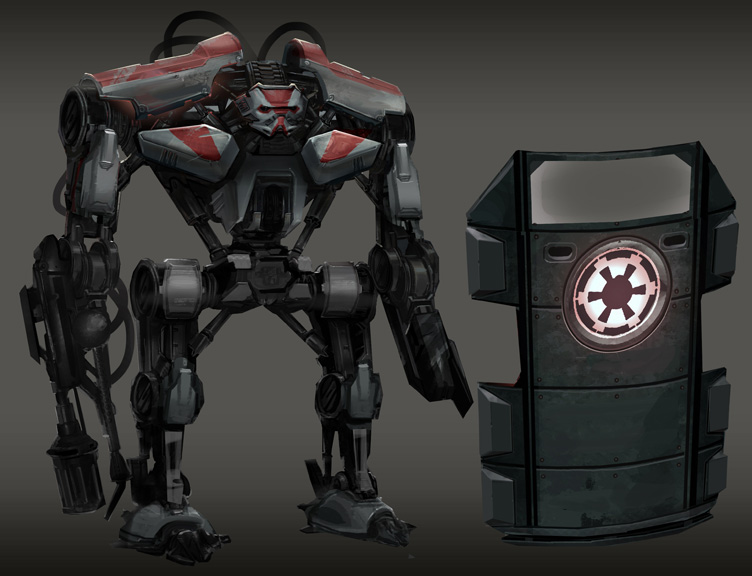 Incinerator war droid appearance in Common Appearance