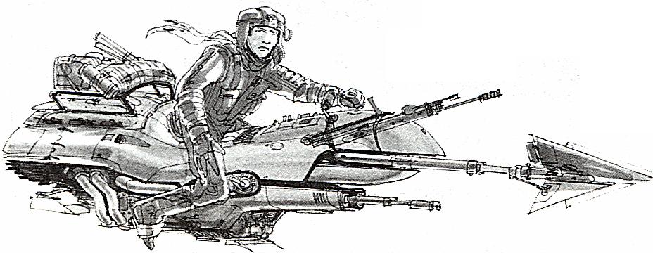 74-Y speeder bike appearance in Common Appearance