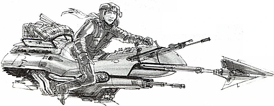 Speeder SL よりそ 74-Z Speeder Bike | Star Wars: The Last of the Droids Wiki