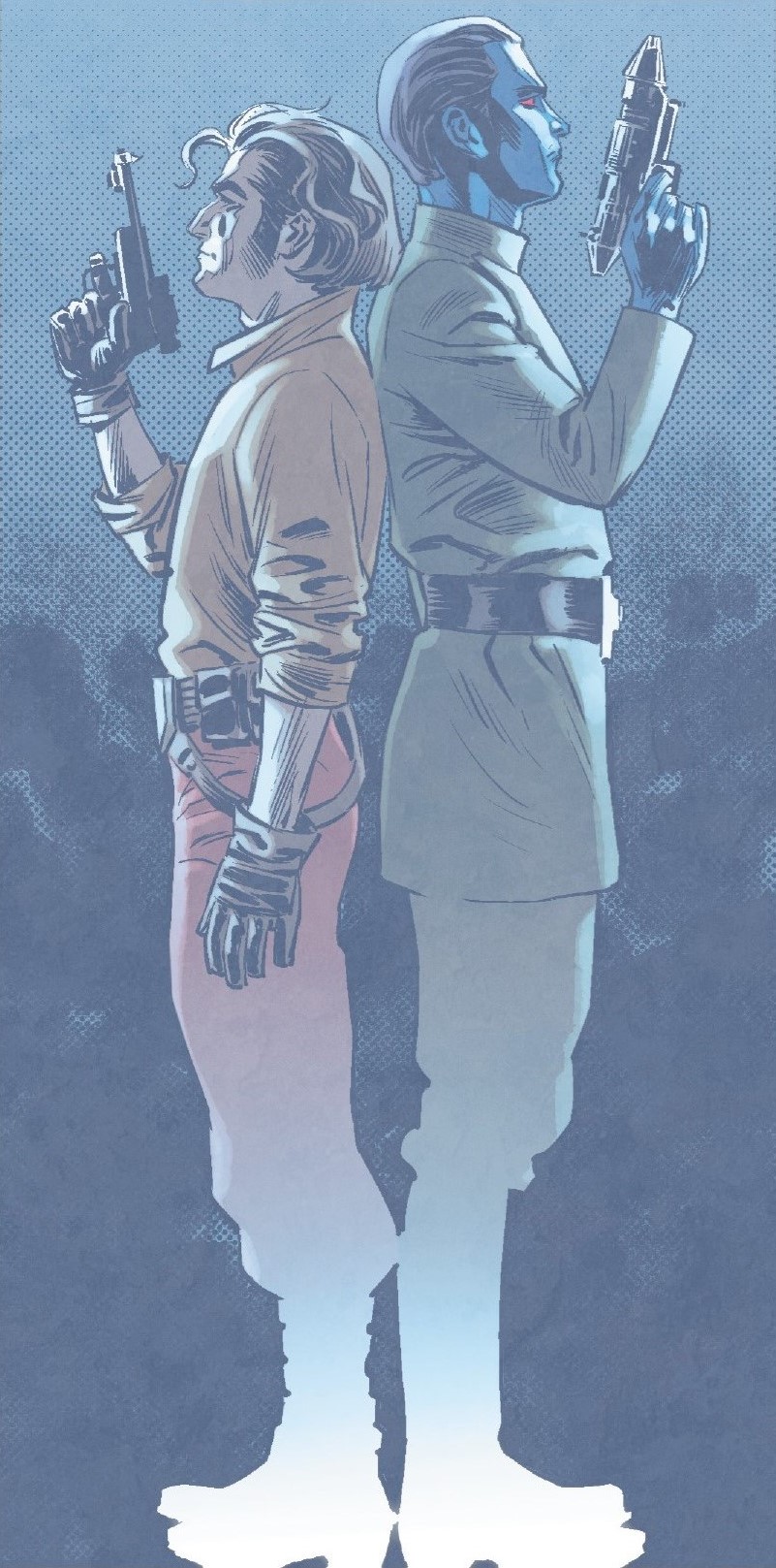 Nevil Cygni and Admiral Thrawn had a mutually respectful though adversarial relationship.