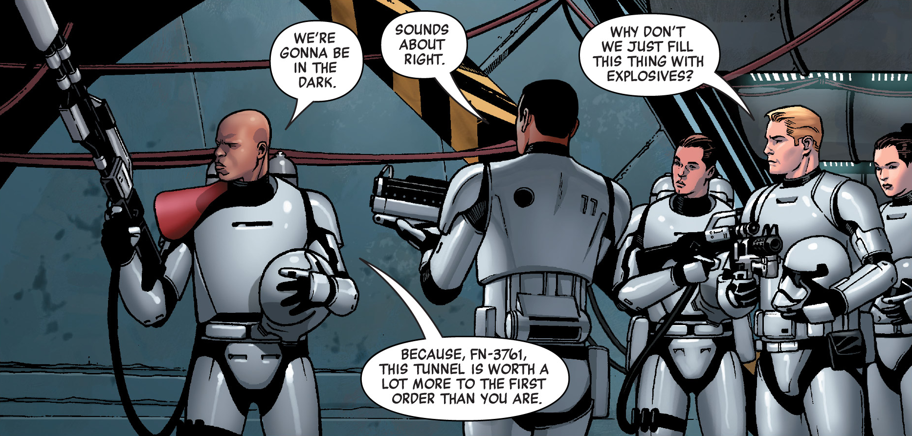 While Captain Bray had a strong loyalty to the First Order, he believed his stormtroopers were expendable.