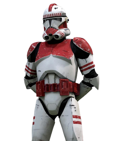 star wars red clone commander