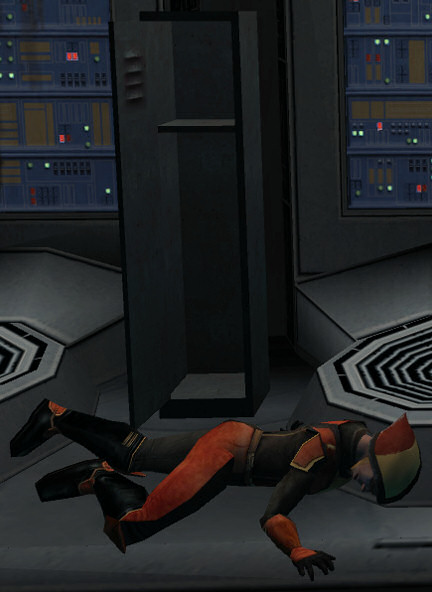 The unidentified Republic soldier, murdered by Revan