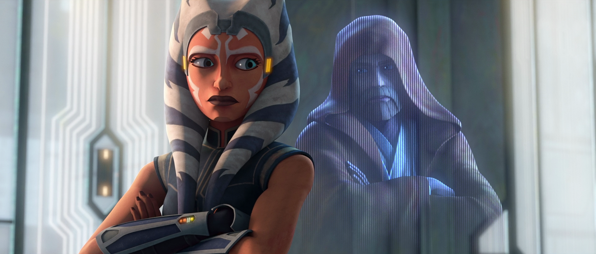 Obi-Wan reveals to Ahsoka Anakin's assignment.