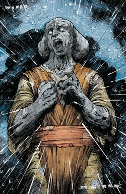 The husk of Loden Greatstorm left behind after a Nameless feasted upon him.