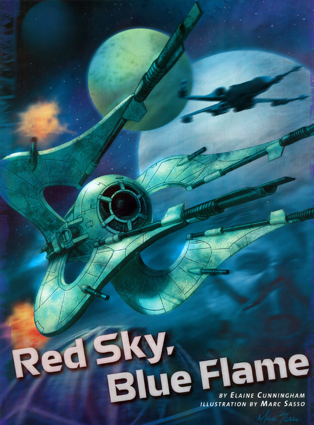 Red Sky, Blue Flame appearance 