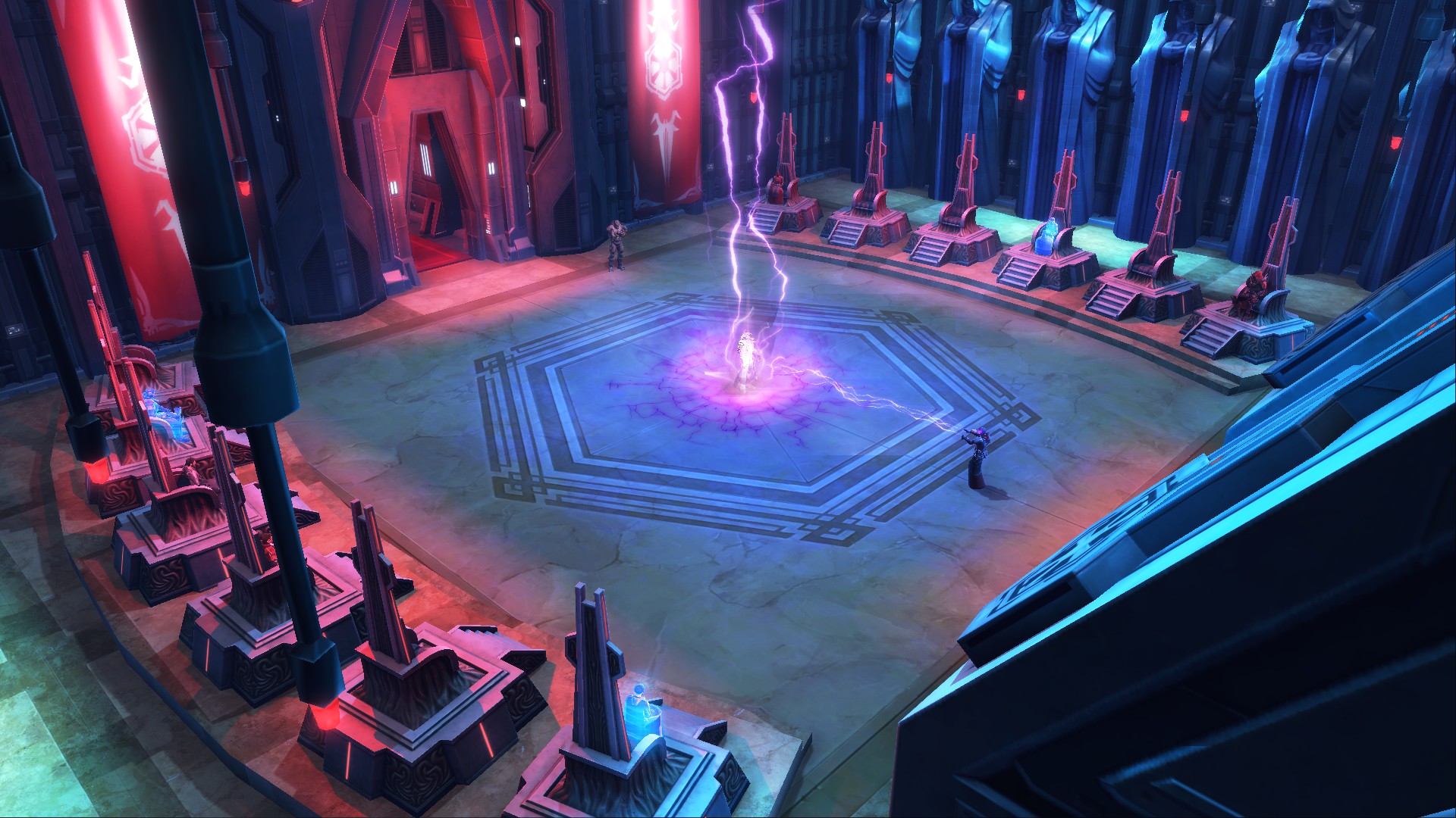 Duel in the Dark Council Chambers  (Kaggath) appearance in Common Appearance