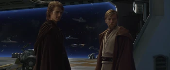 Anakin Skywalker and Obi-Wan Kenobi as brothers-in-arms
