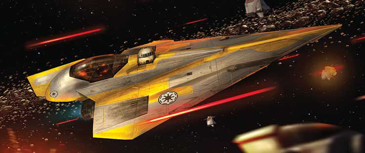 Anakin Skywalker flew his Delta-7B at the Battle of Bothawui.