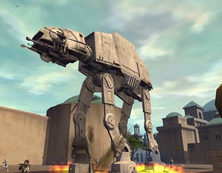 An AT-AT during the Battle of Restuss