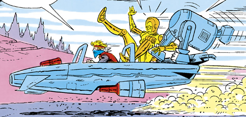 Jost Ellon's landspeeder appearance in Common Appearance