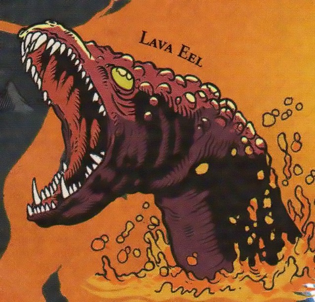 Lava eel appearance in Common Appearance