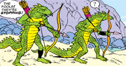 Lizard Warrior archers