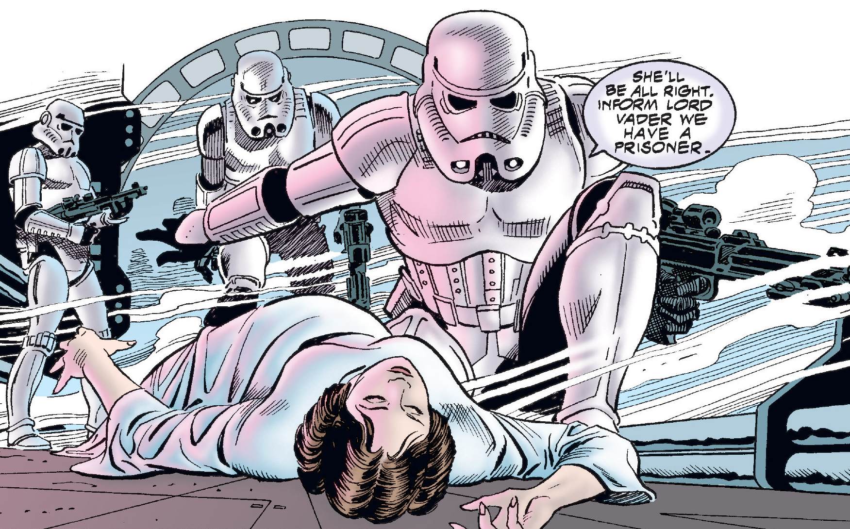 DV-692, inspecting Organa in Dark Horse Comics's adaptation of A New Hope