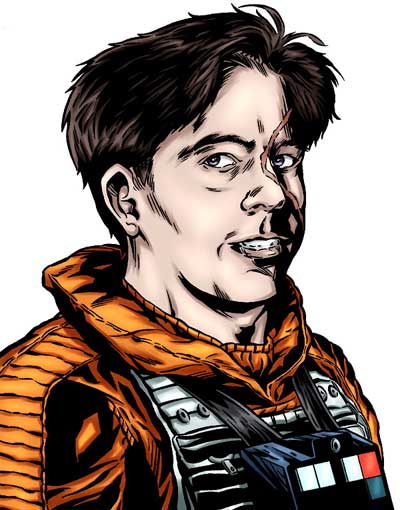 Garik "Face" Loran, the Wraith Squadron pilot who, along with Ton Phanan, first approached Lara Notsil